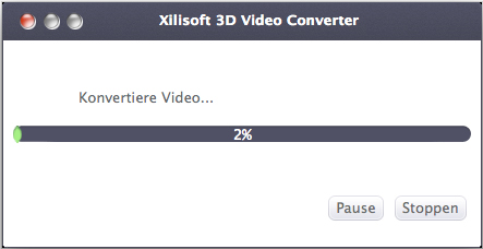 Xilisoft 3D Video Converter Mac, 3D in 2D umwandeln Mac