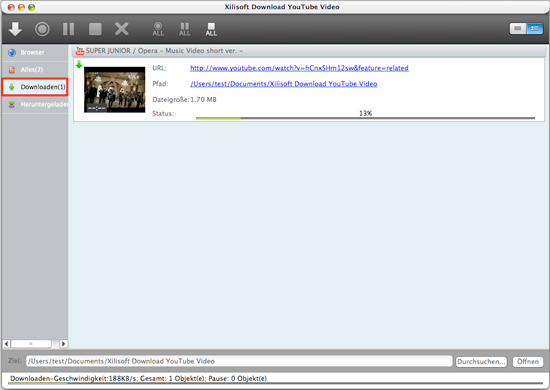 Xilisoft Download YouTube Video for Mac