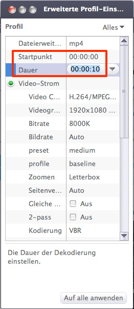 HD Videos konvertieren unter Mac OS