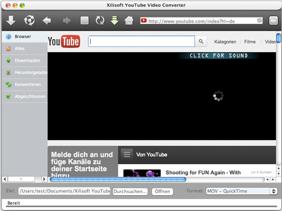 Xilisoft Youtube Video Converter for Mac